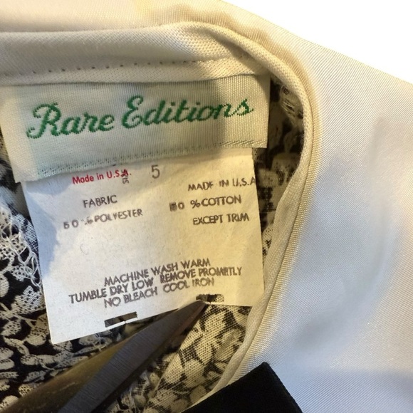 Vintage 2 Rare Editions Girls Dresses Each Size 5 Made In USA - Picture 8 of 16